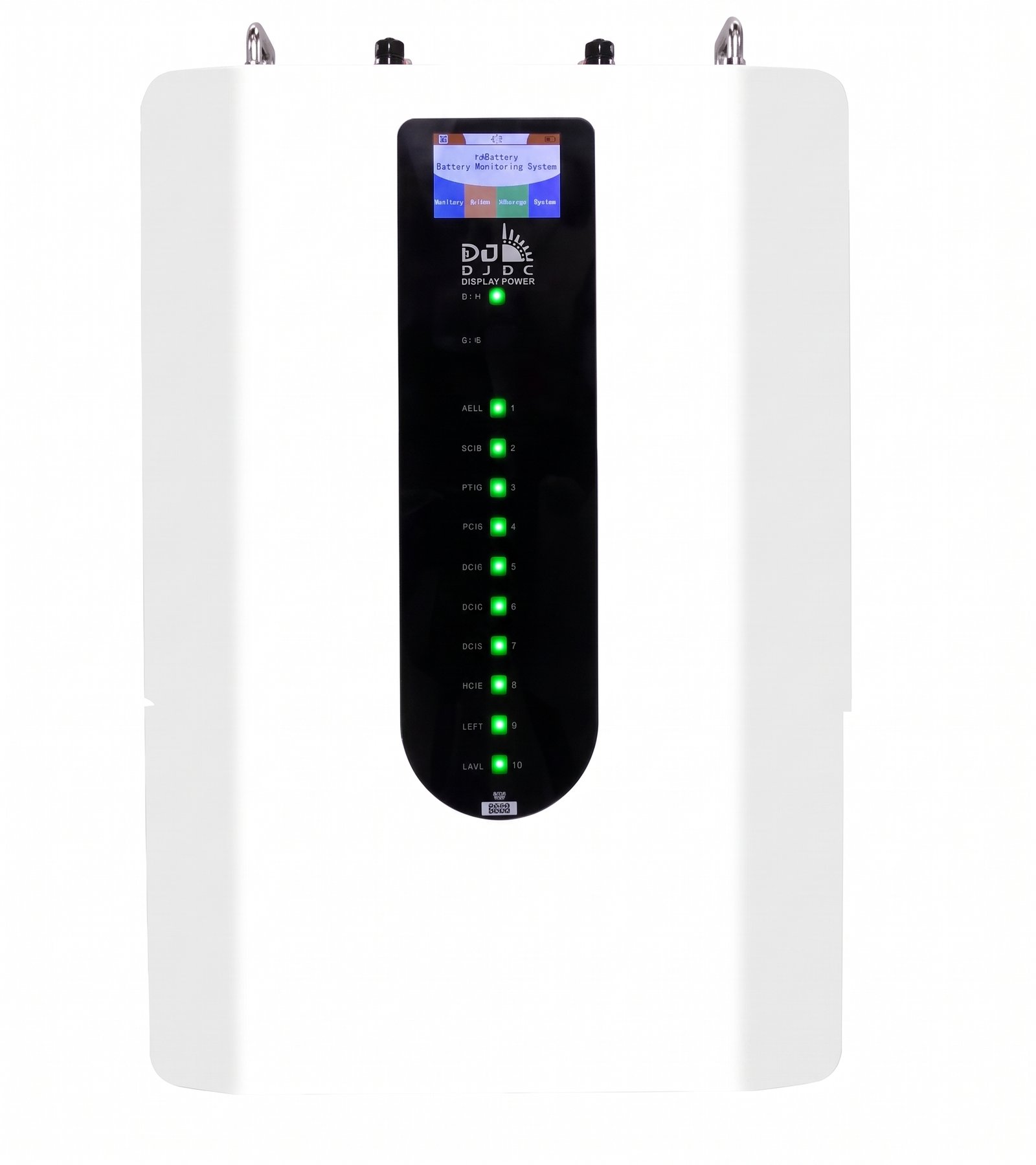 DJDC 2.56kWh 25.6V 100Ah Lithium Battery with Wi-Fi Wall Mounted IP32