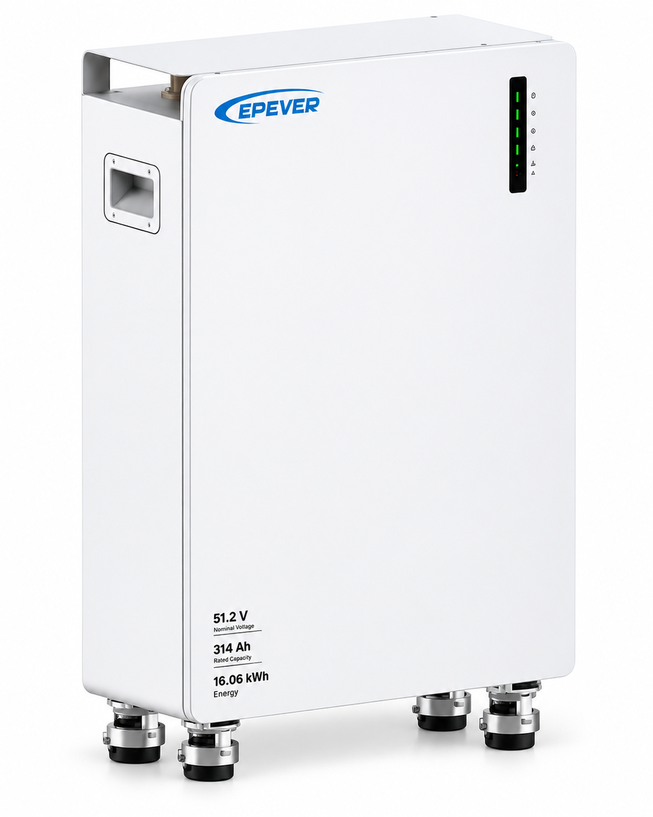 EPEVER LF51314E 16.08kWh 51.2V 314Ah IP65 LiFePO₄ Lithium Battery – LED Display