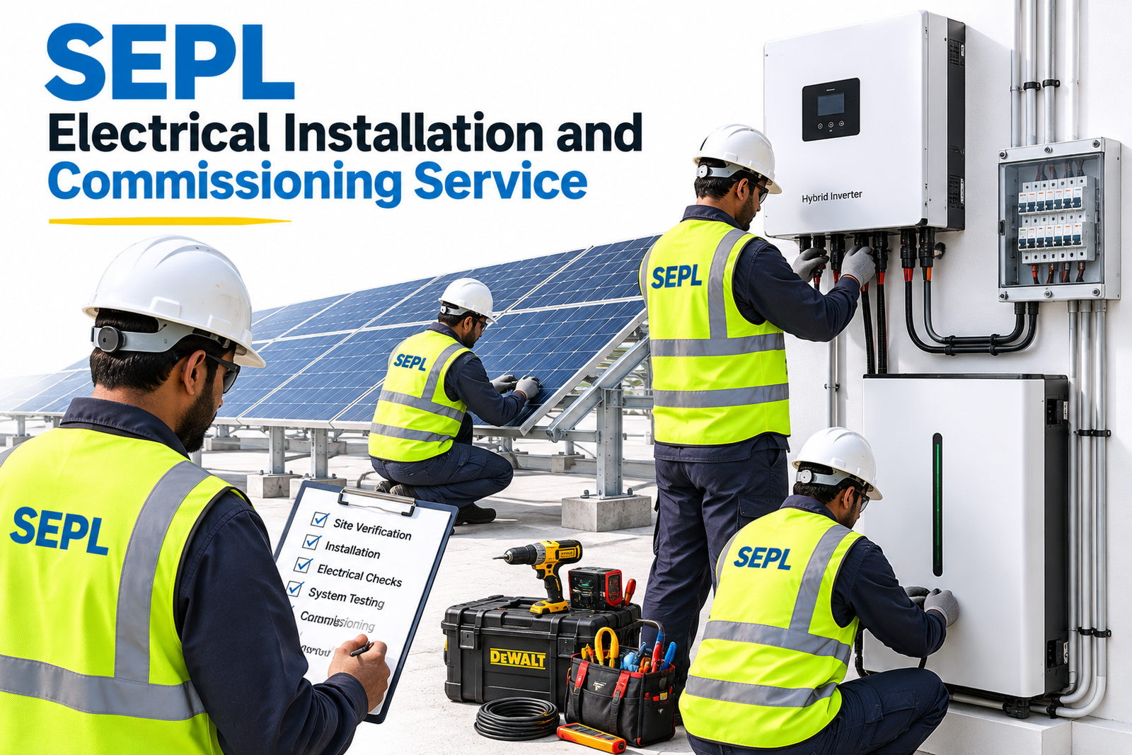 SEPL 6KW Electrical Installation and Commissioning Service