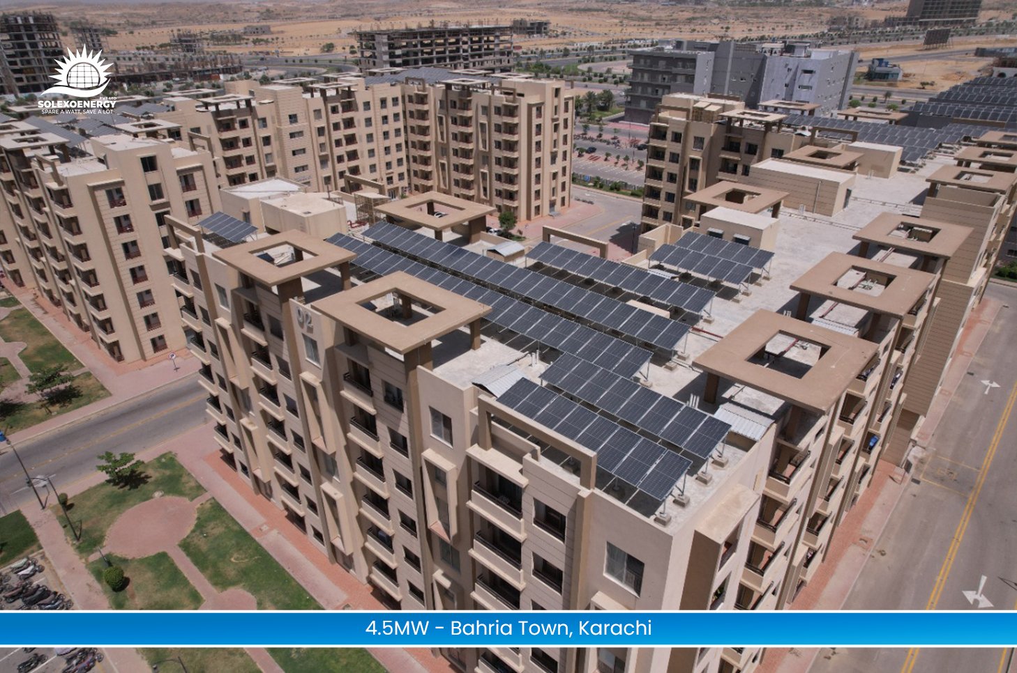 Bahria Town Karachi â€“ 4.5 MW Solar Project by Solexo Energy