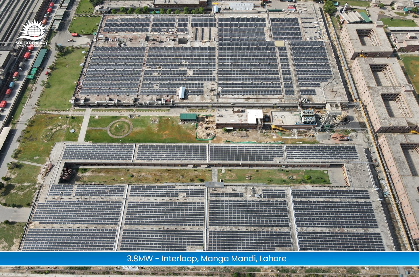 Interloop Manga Mandi Lahore â€“ 3.8 MW Industrial Solar Project by Solexo Energy